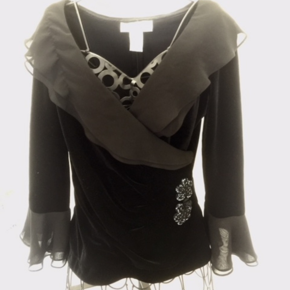 Velvet Evening Blouse